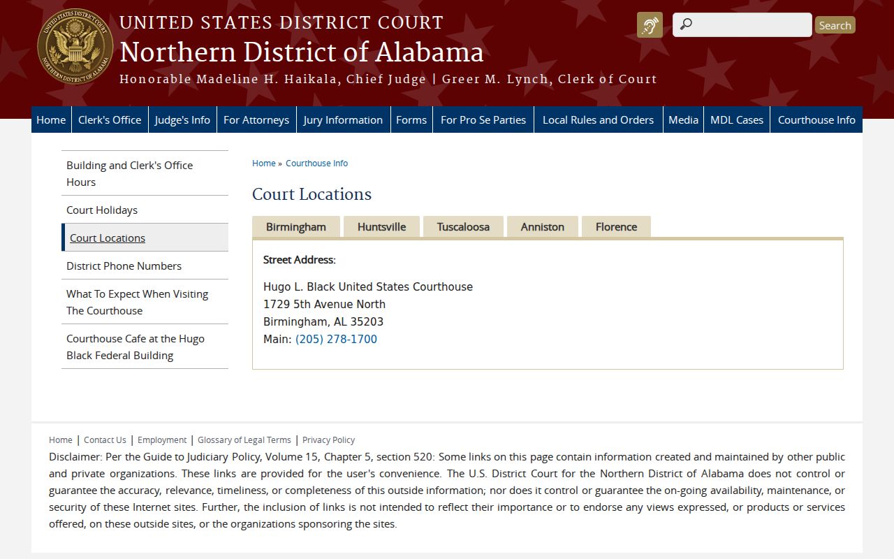 Jefferson County traffic court records contrasted with federal courthouse